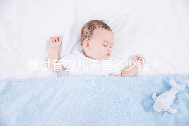 做試管嬰兒需要多少錢？最新詳細費用表