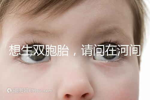 想生雙胞胎,請問在河間市有醫院能做試管嬰兒嗎?