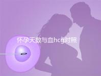 懷孕天數與血hcg對照表參考,孕早期排除病理性生化妊娠