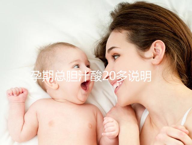 孕期總膽汁酸20多說(shuō)明什么?不同時(shí)期正常值解讀