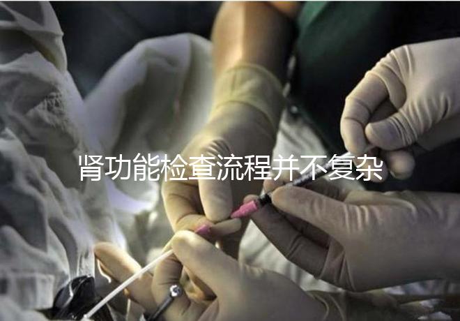 腎功能檢查流程并不復(fù)雜,掌握這幾個(gè)步驟方可一步到位